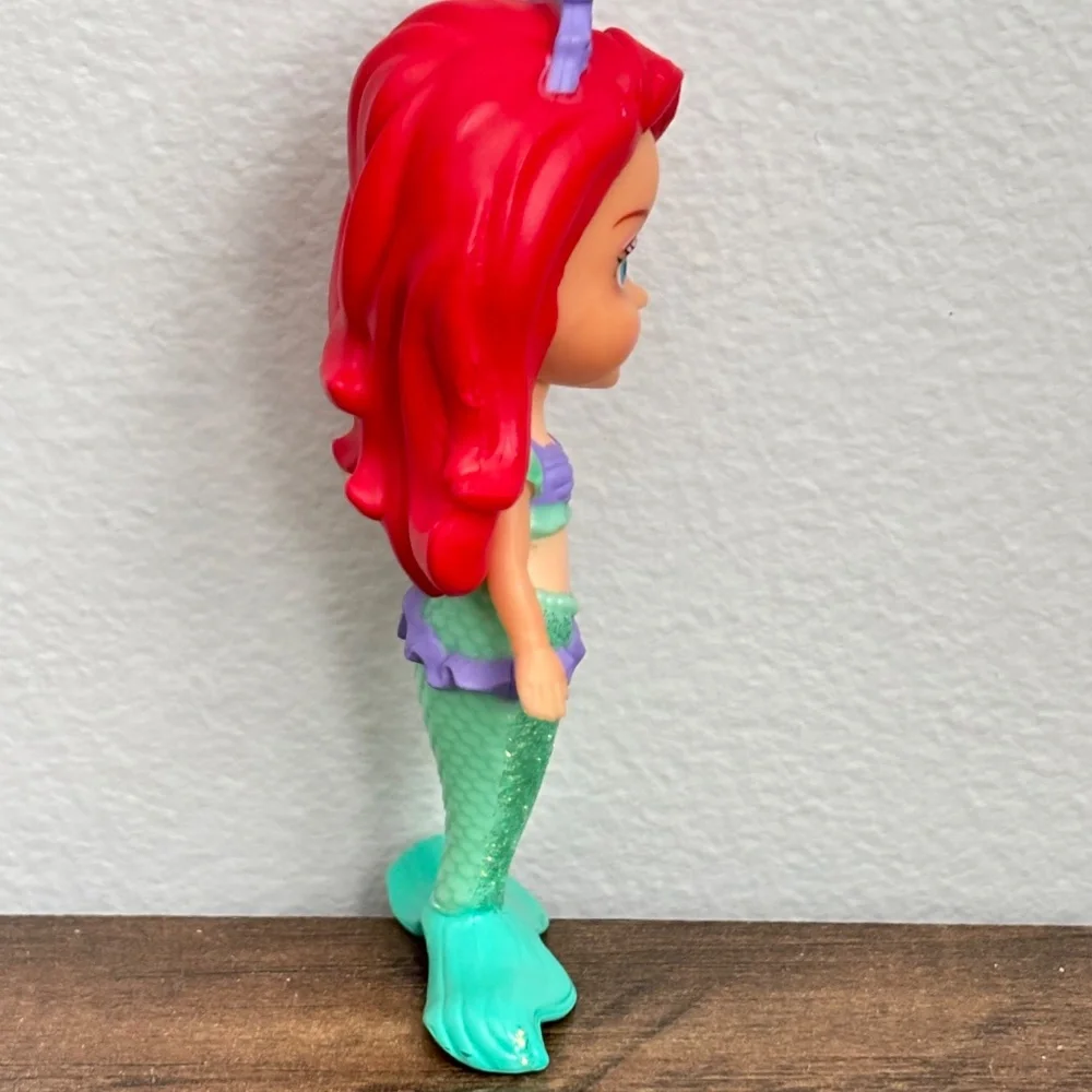 DISNEY Princess Mini Toddler Doll ARIEL Glitter Tail 3
